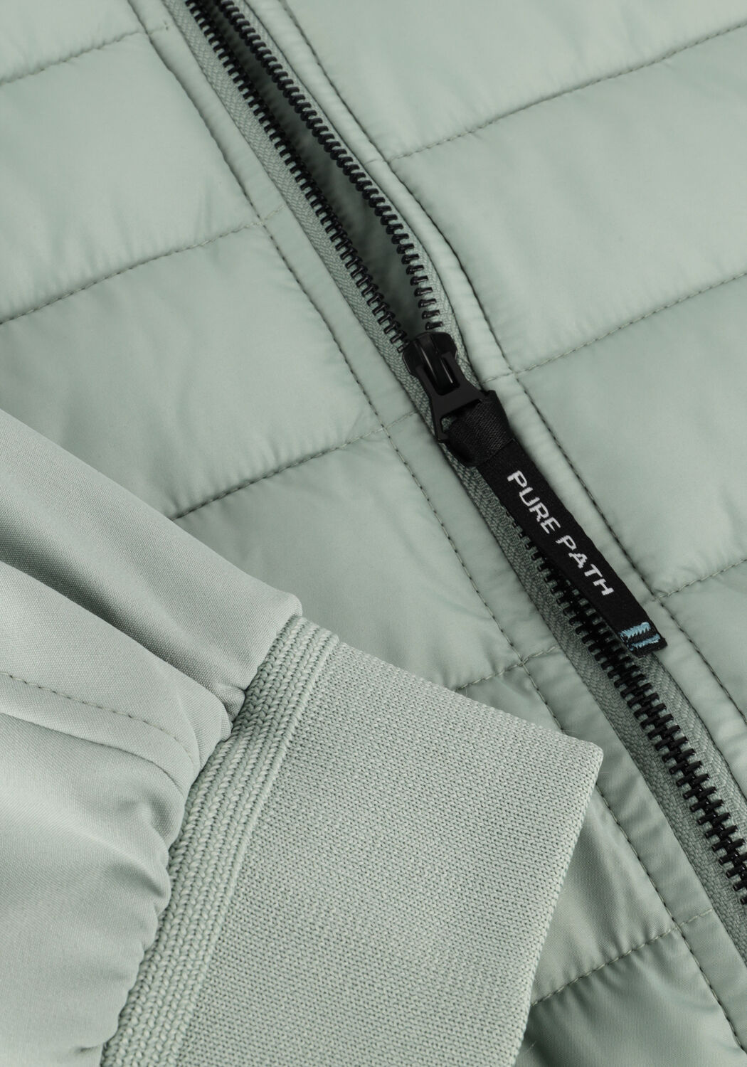 Gr&uuml;ne PURE PATH Wattierte Jack REGULAR FIT PADDED JACKETS - large