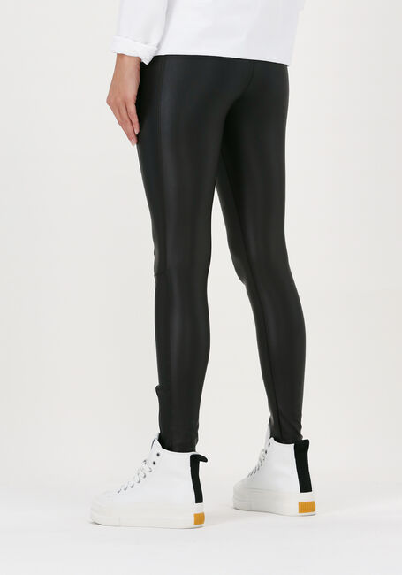 Schwarze 10DAYS Legging LEATHERLOOK LEGGINGS ZIPPER - large