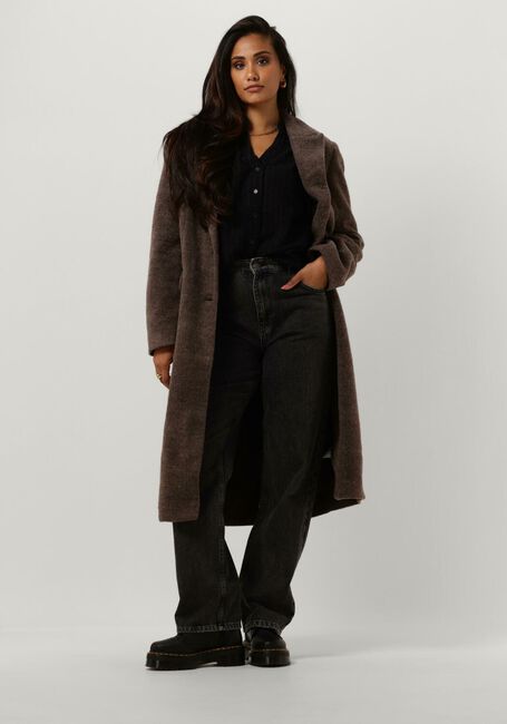 Graue OBJECT Mäntel OBJOLGA WOOL COAT NOOS - large