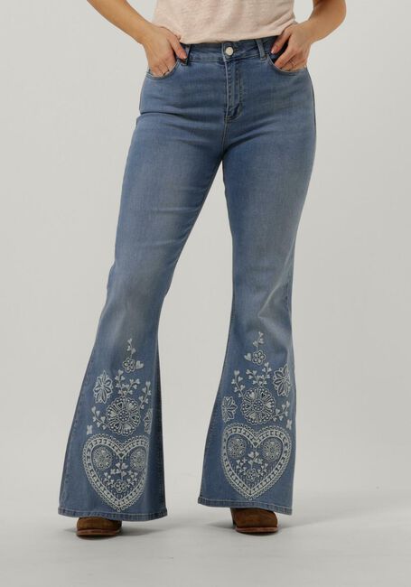 Blaue FABIENNE CHAPOT Flared jeans EVA EXTRA FLARE EMBRO 155 - large