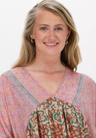 Mehrfarbige/Bunte SISSEL EDELBO Maxikleid MADONNA MIX CAFTAN - medium