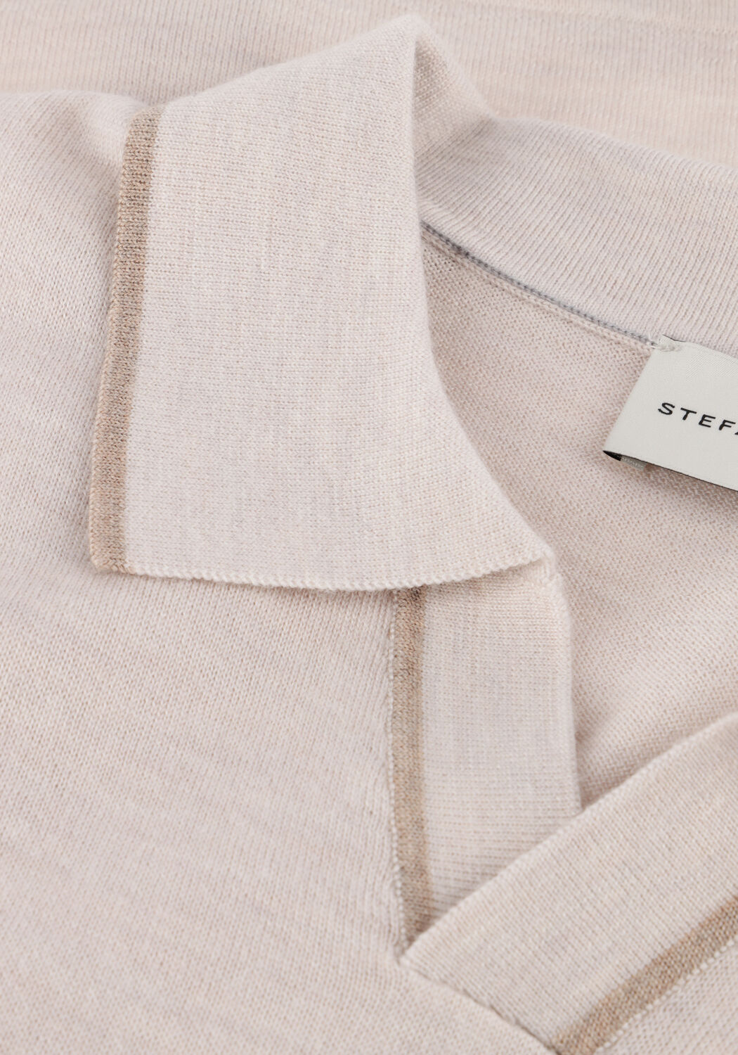 Beige STEFANO LAURAN Polo-Shirt POLO BORRE - large