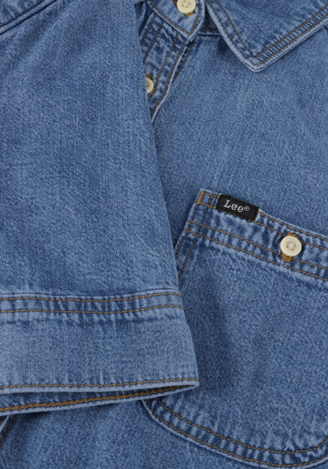 Blaue LEE Minikleid ALL PURPOSE A LINE DRESS - large