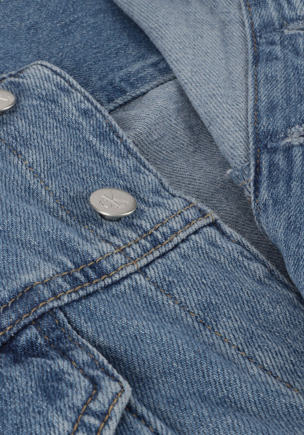 Hellblau CALVIN KLEIN Minikleid TRUCKER DRESS - large