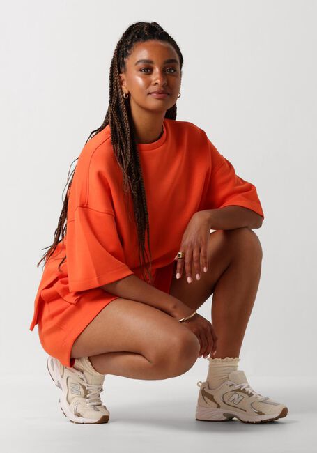 Rote MSCH COPENHAGEN Hosen MSCHBESSIA IMA Q SWEAT SHORT - large