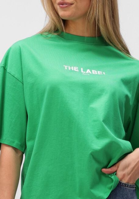 Gr&uuml;ne ALIX THE LABEL T-shirt LADIES KNITTED THE LABEL T-SHIRT - large