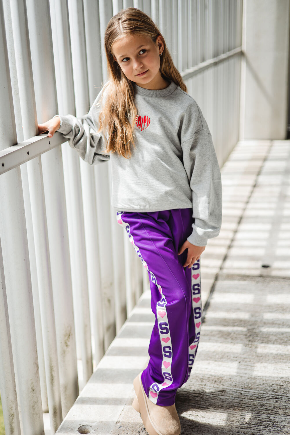 Hellgrau Salty Stitch Sweatshirt SALTY SWEATER HEART - large