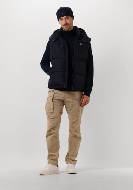 Blaue TOMMY JEANS Rollkragenpullover TJM SLIM XS BADGE ROLLNECK - large