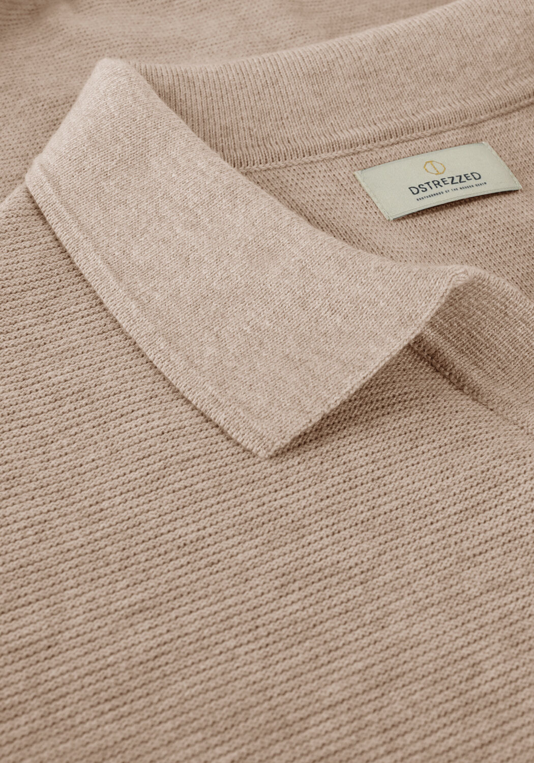 Braune DSTREZZED Polo-Shirt MERCURY SHORT SLEEVE POLO - large