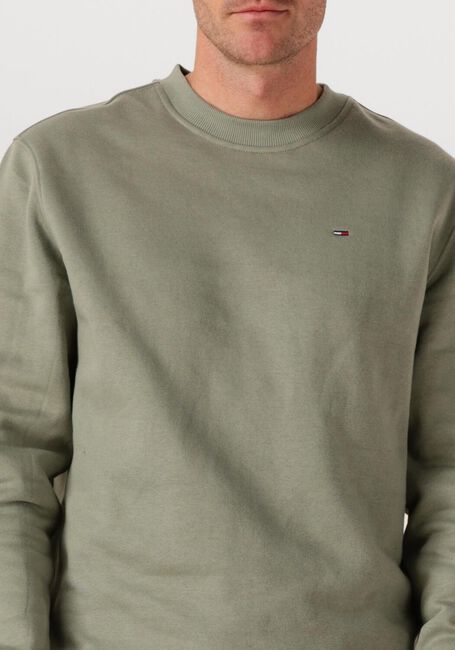 Grüne TOMMY JEANS Sweatshirt TJM REG S FLAG CREW EXT - large