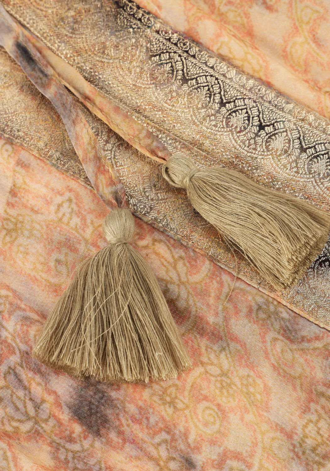 Mehrfarbige/Bunte SUMMUM T-shirt TOP TIE DIE PRINT - large