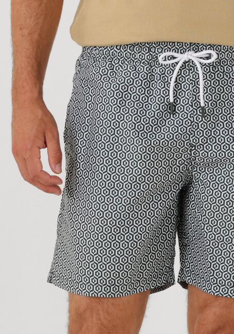 Dunkelblau SHIWI Badehosen MEN MIKE SWIM SHORTS 7 INCH GEO TILE - large