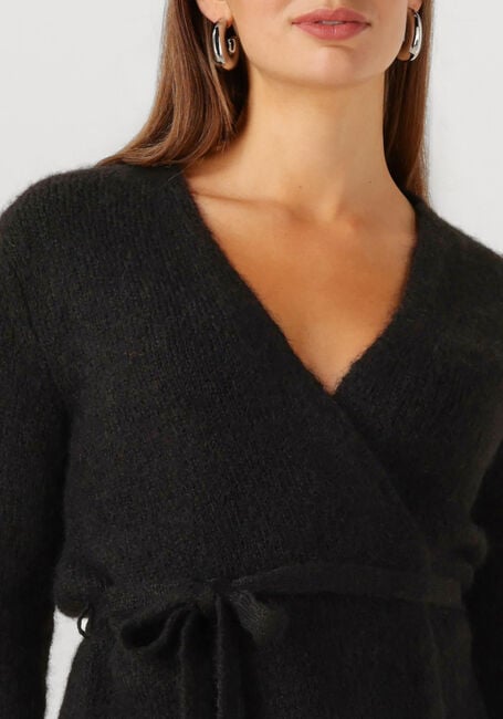 Schwarze SELECTED WOMEN Pullover SLFGABELLA LS KNIT BELT CARDIGAN - large