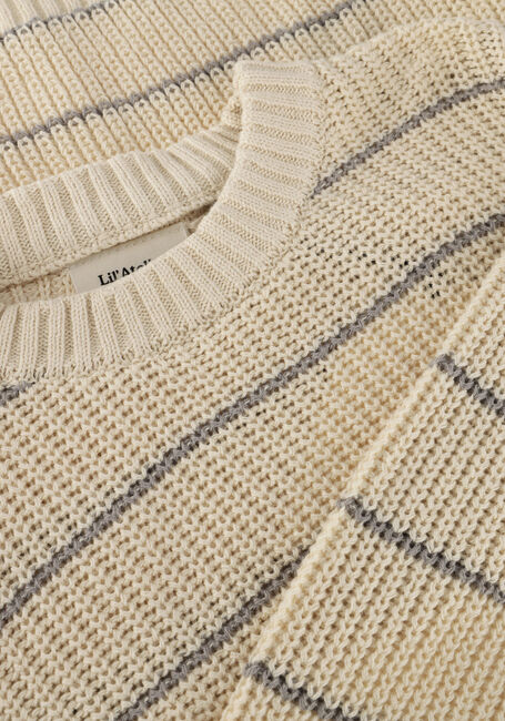 Beige LIL' ATELIER Pullover NMMEMLEN LS KNIT STRIPES LIL - large