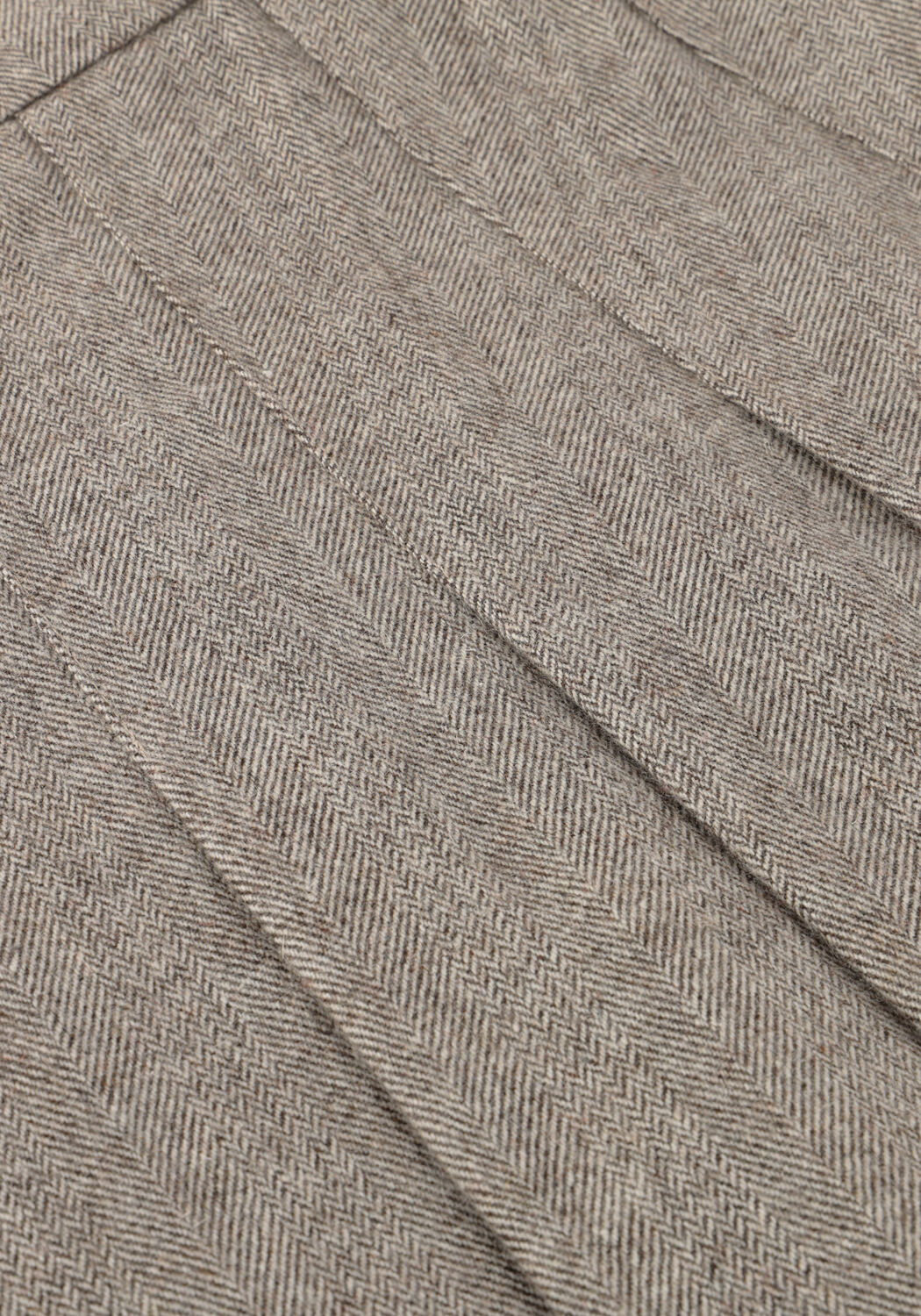 Taupe NEO NOIR Minirock LAURINA HERRINGBONE SKIRT - large