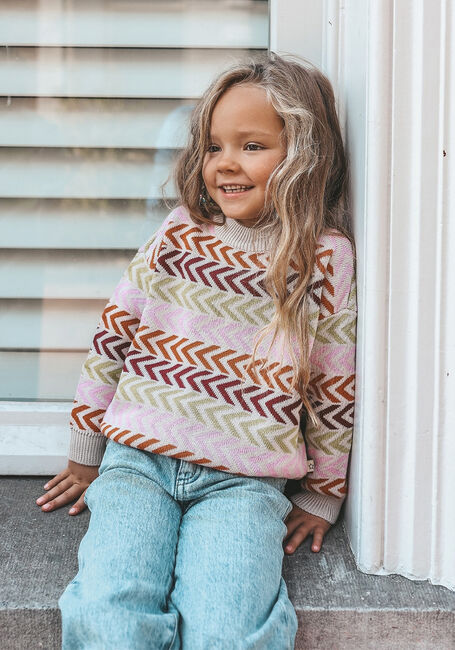 Mehrfarbige/Bunte YOUR WISHES Sweatshirt DANISH KNIT CHUNKY SWEATER - large