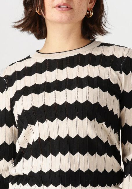 Sand OBJECT Pullover OBJEBBA L/S RE KNIT PULLOVER - large