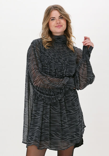 Schwarze ROUGH STUDIOS Minikleid TORNADO DRESS - large