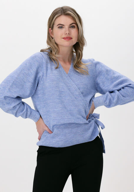 Hellblau MODSTRÖM Strickjacke OPAL V-NECK - large