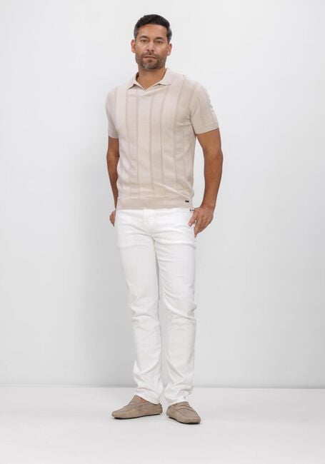 Beige GENTILUOMO Polo-Shirt POLO NO BUTTONS SS - large