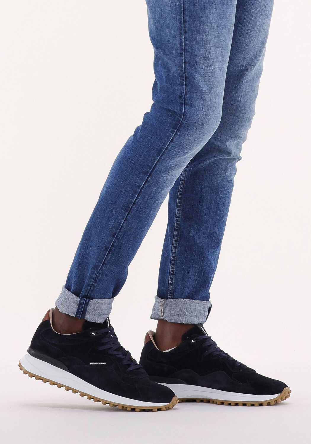 Blaue FLORIS VAN BOMMEL Sneaker Low SFM-10082 - large