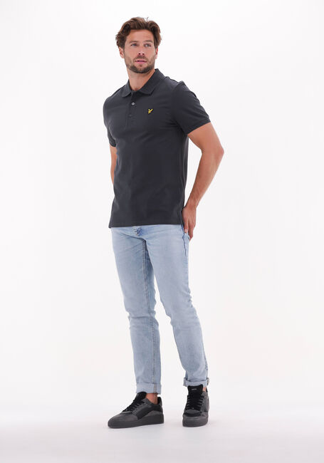 Graue LYLE & SCOTT Polo-Shirt PLAIN POLO SHIRT - large