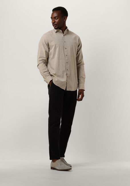 Beige PROFUOMO Klassisches Oberhemd SHIRT CUTAWAY SC COTTON LINNEN - large
