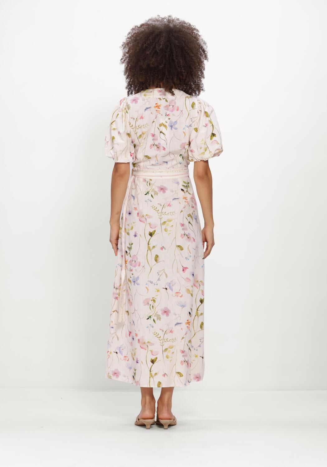 Ecru NEO NOIR Kleider CLARINE FLOWER DRESS - large