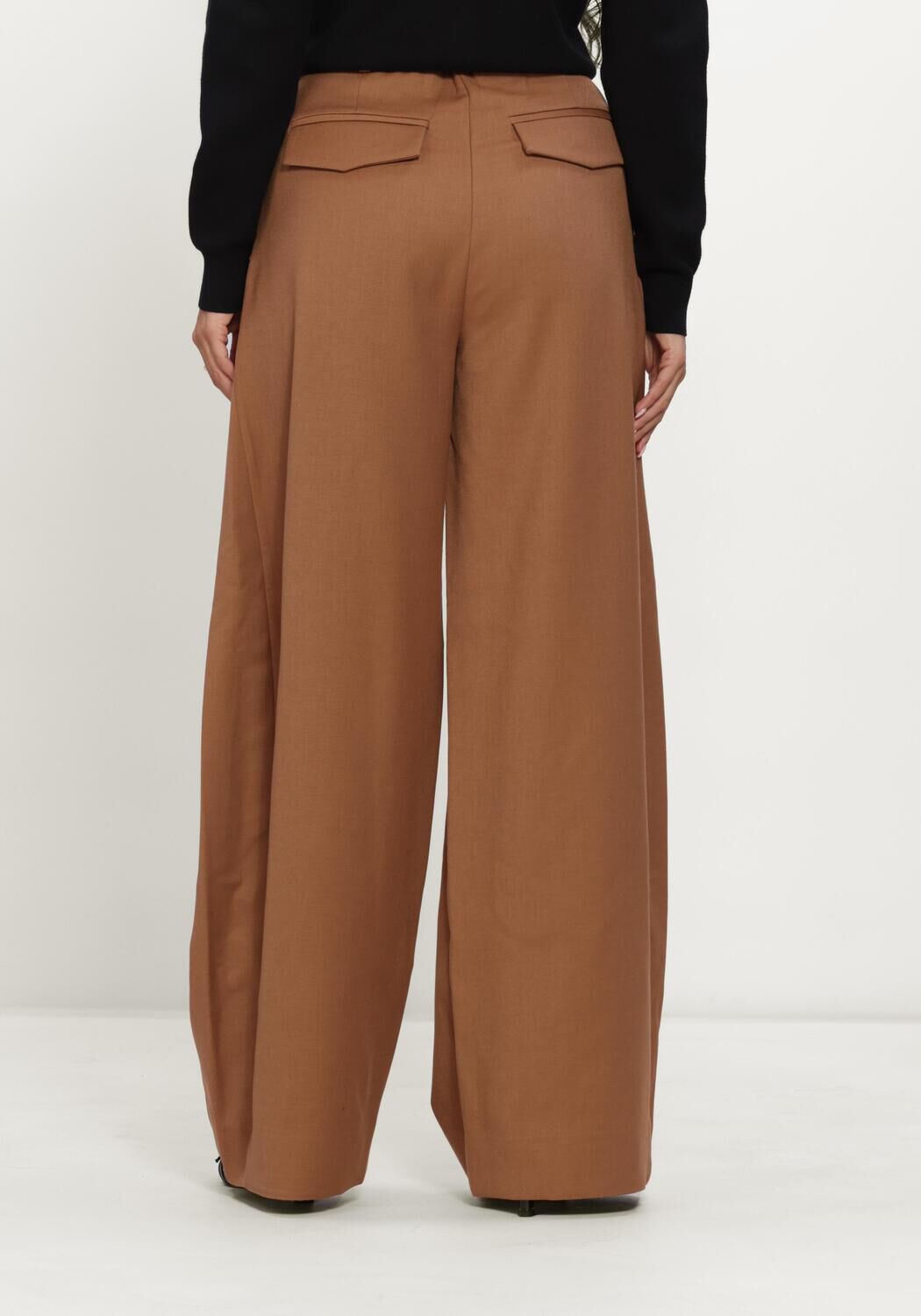 Cognacfarbene JOSH V Weite Hose KYLE PANTS - large
