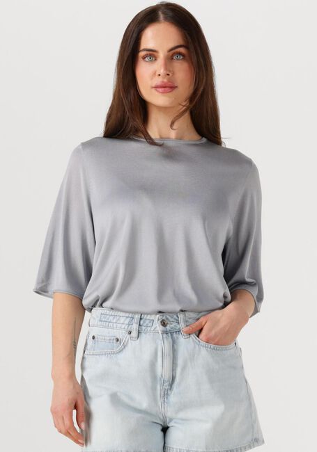 Graue DRYKORN T-shirt NISLE - large