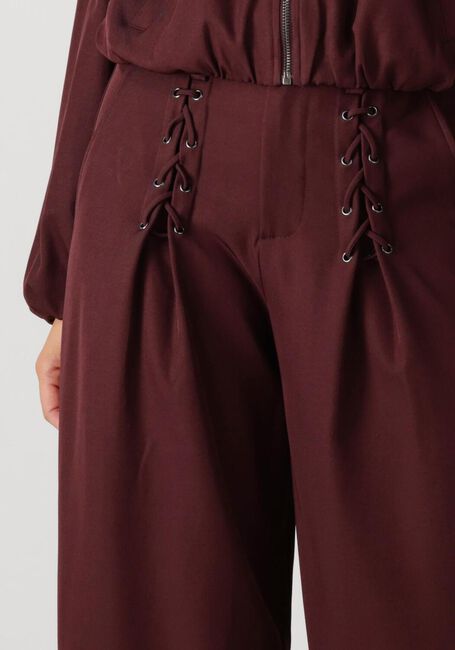 Bordeaux CO'COUTURE Hose LUNA EYELET WIDE LONG PANT - large
