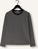Schwarze PENN & INK Pullover SWEATER STRIPE Schwarze PENN & INK Pullover SWEATER STRIPE - medium