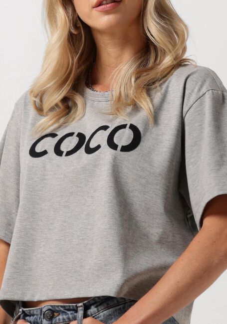 Graue CO'COUTURE T-shirt EDUARDA LOGO TEE - large