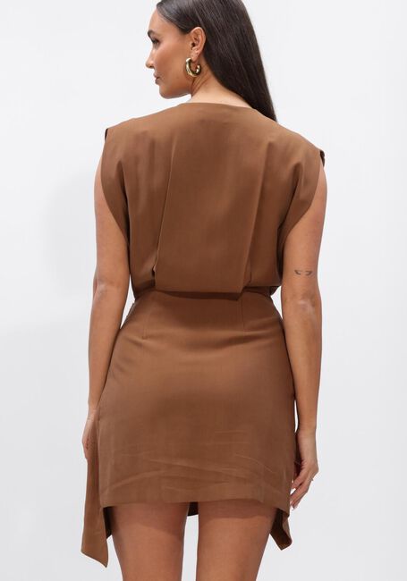 Braune AAIKO Minikleid LENY TENCEL TEN 545 - large