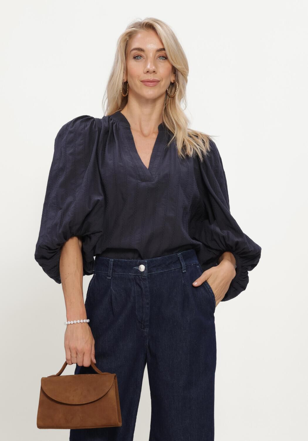 Blaue VANESSA BRUNO Blusen BELL - large