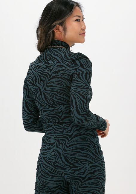 Grüne COLOURFUL REBEL Top NEYO ZEBRA PEACHED TURTLENECK  - large