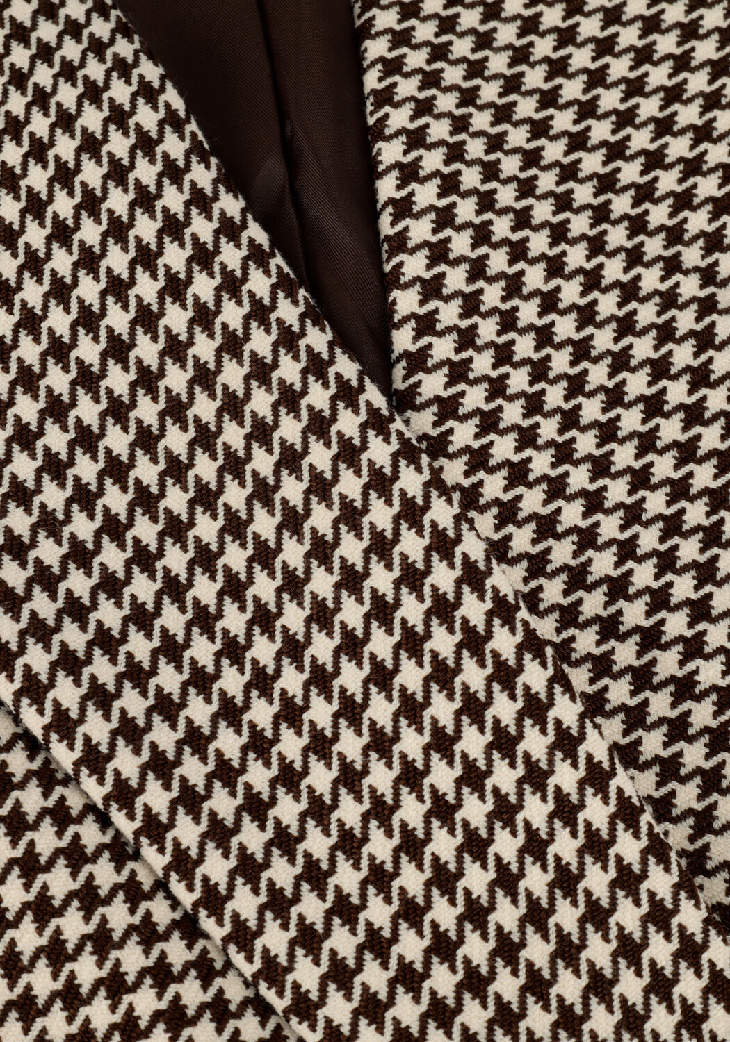 Braune COLOURFUL REBEL Blazer RIKKI JACQUARD DOGTOOTH BOYFRIEND BLAZER - large