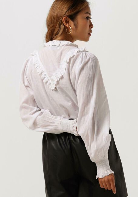 Weiße NEO NOIR Blusen NUSAN EMBROIDERY BLOUSE - large