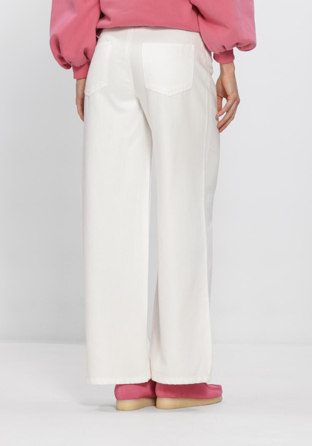 Blaue OBJECT Wide jeans OBJROSIE MW WIDE JEANS - large