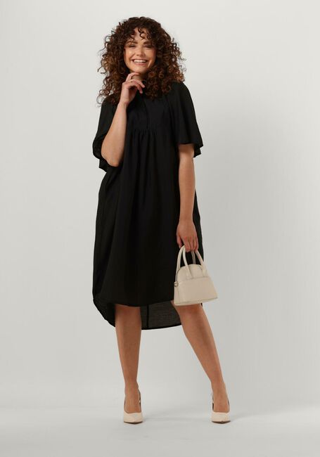 Schwarze CO'COUTURE Midikleid CULLUM VOLUME SS DRESS - large