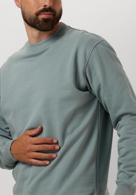 Blaue PURE PATH Sweatshirt LOOSE FIT SWEATERS CREWNECK308 - large