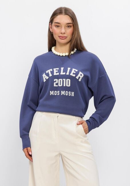 Blaue MOS MOSH Sweatshirt MMNIMA O-LS  SWEATSHIRT - large