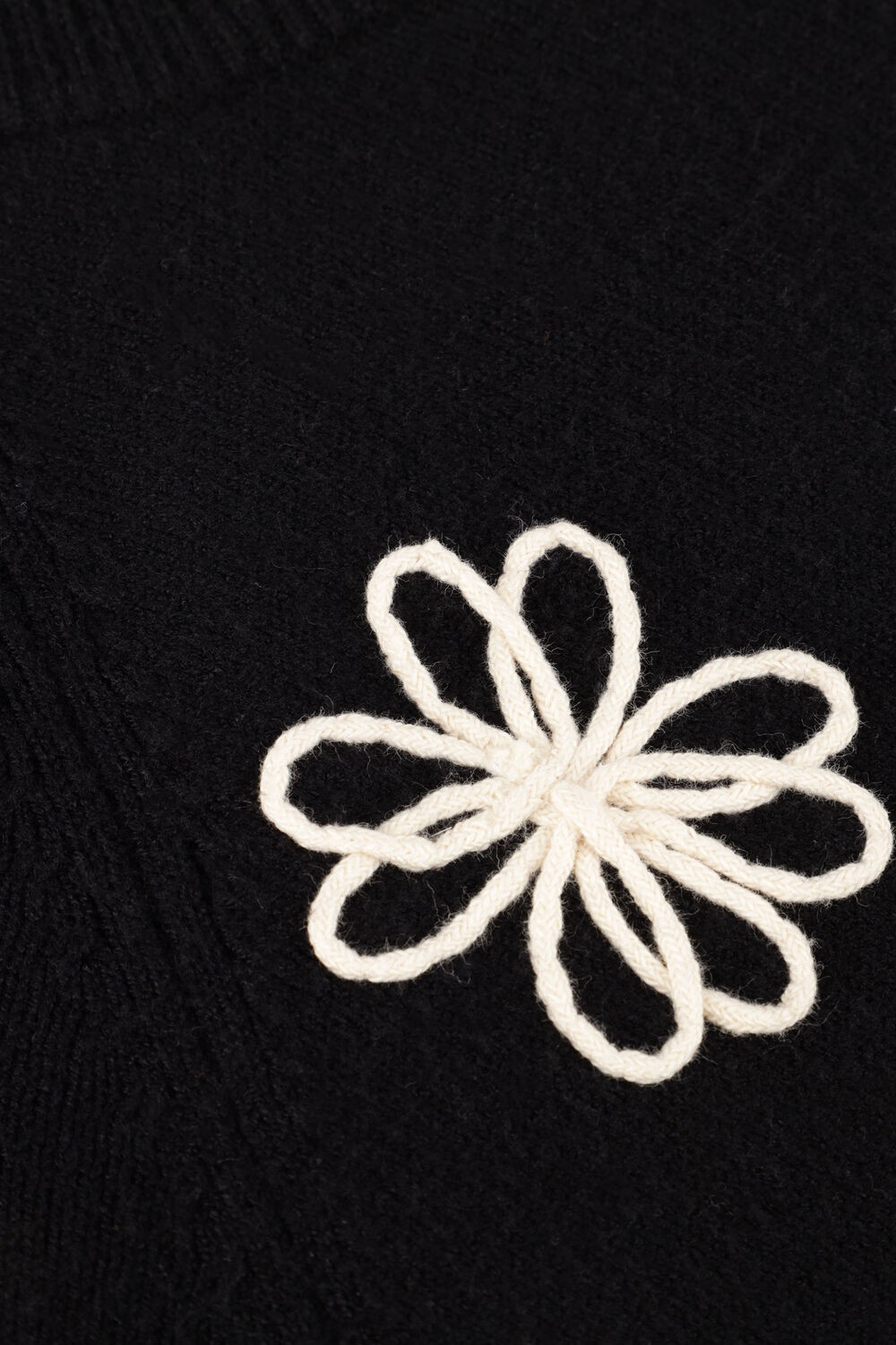 Schwarze OBJECT Pullover OBJLANEY RUBIN SS PULLOVER - large