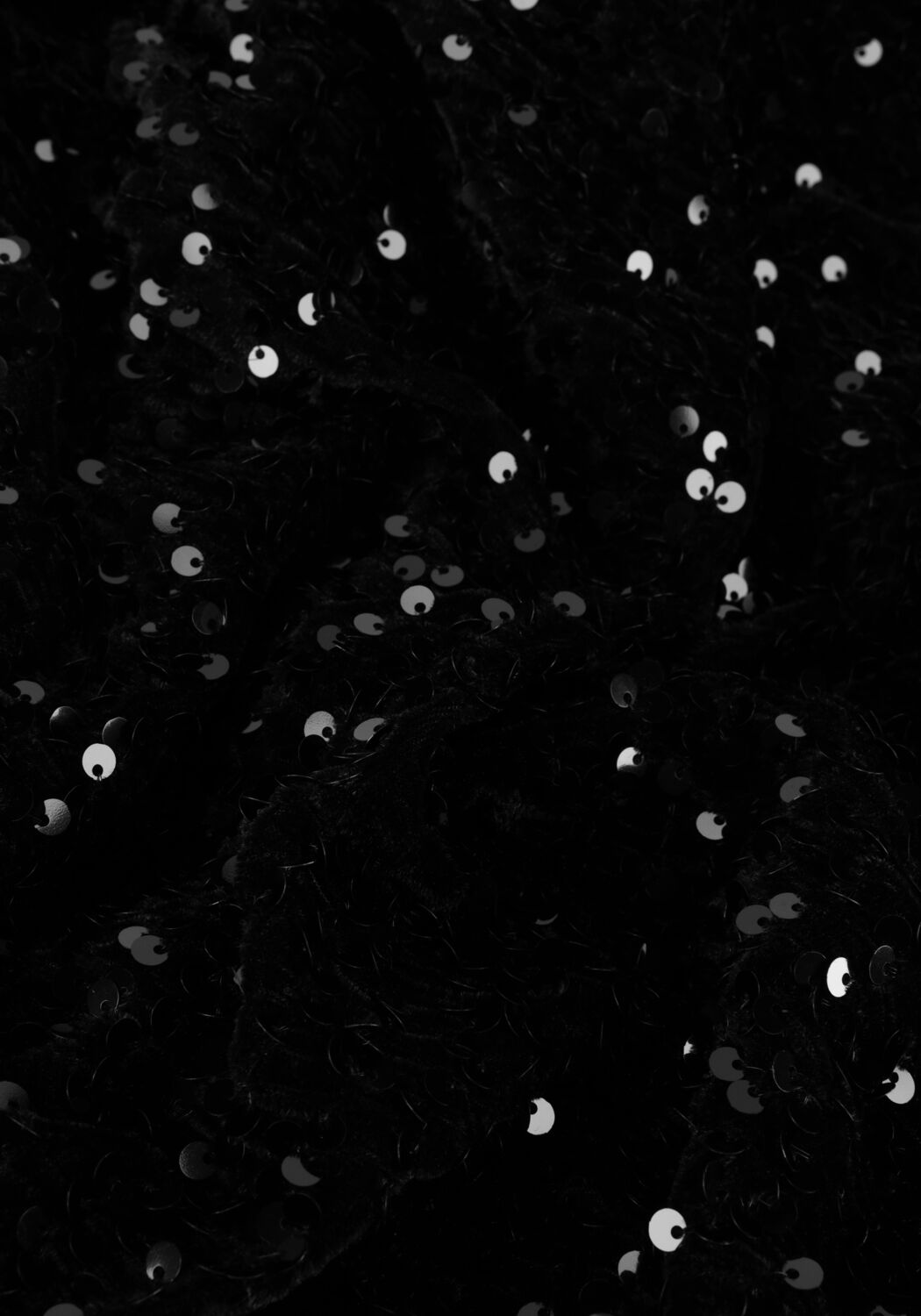 Schwarze LIU JO Minikleid ABITO VELLUTO + PAILLETTES - large