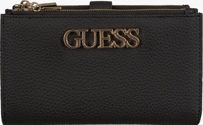 Schwarze GUESS Portemonnaie UPTOWN CHIC SLG - large