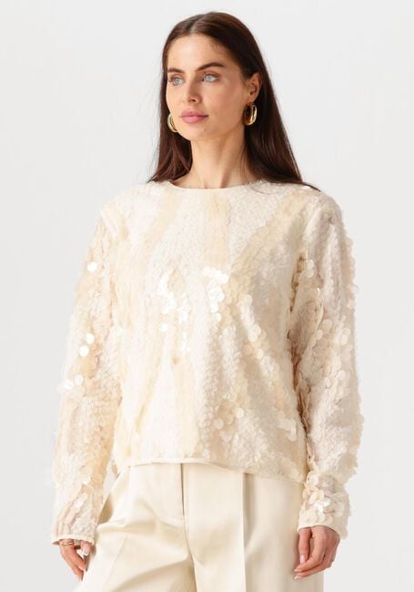 Creme SECOND FEMALE Blusen GLIMMER BLOUSE - large