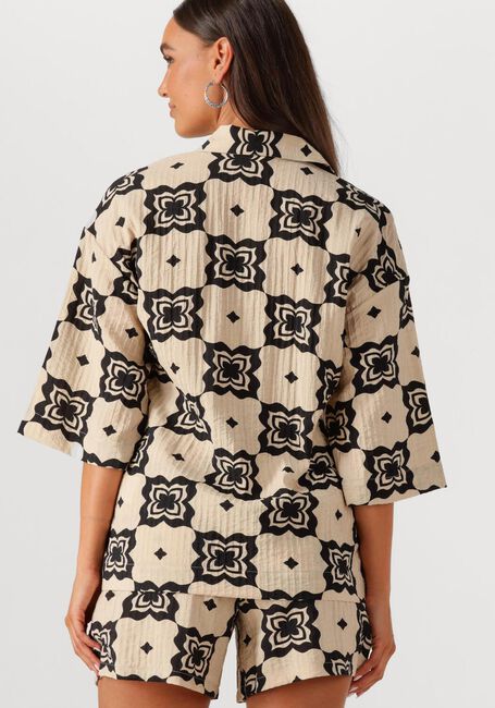 Beige OBJECT Blusen OBJELLA 3/4 SHIRT 138 - large