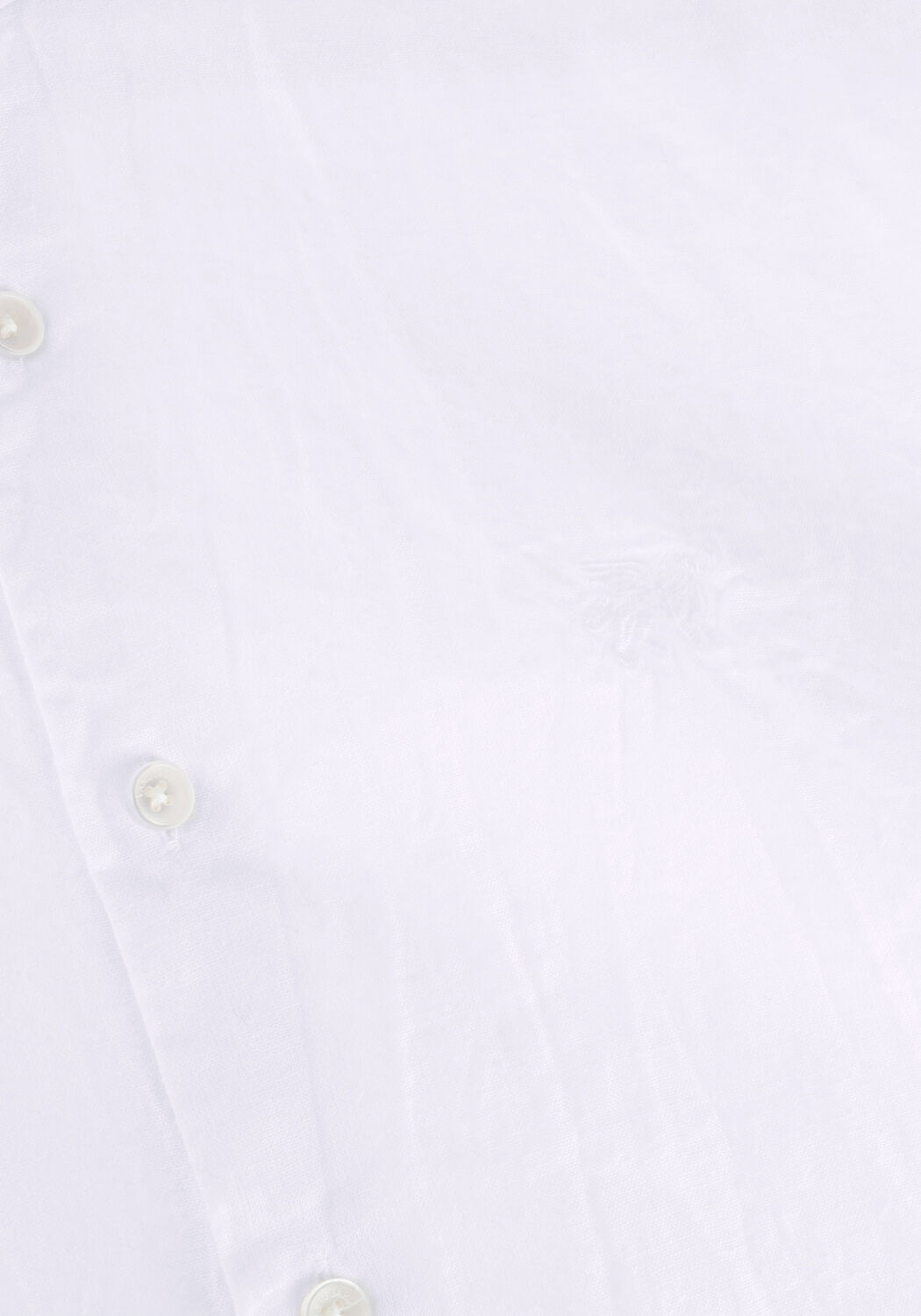 Wei&szlig;e VANGUARD Casual-Oberhemd LONG SLEEVE SHIRT LINEN COTTON BLEND - large