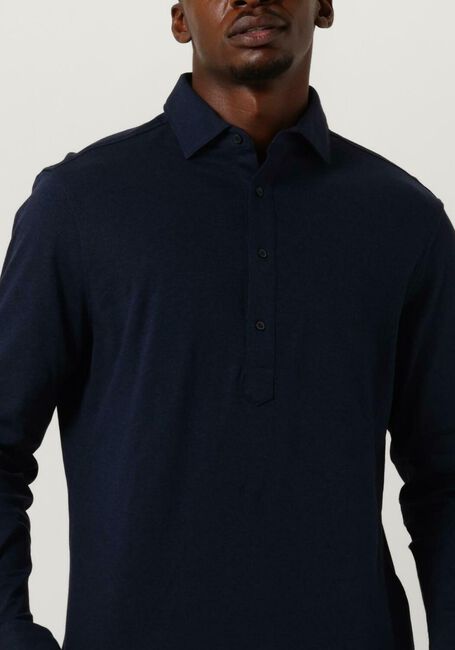 Dunkelblau TOMMY HILFIGER Casual-Oberhemd DC PIQUE POPOVER RF SHIRT - large