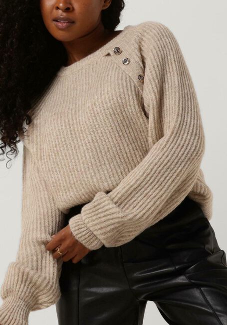 Ecru NOTRE-V Pullover KNIT BUTTON NV-AZRA - large